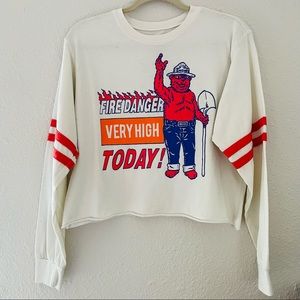 Smokey the Bear Crop Top